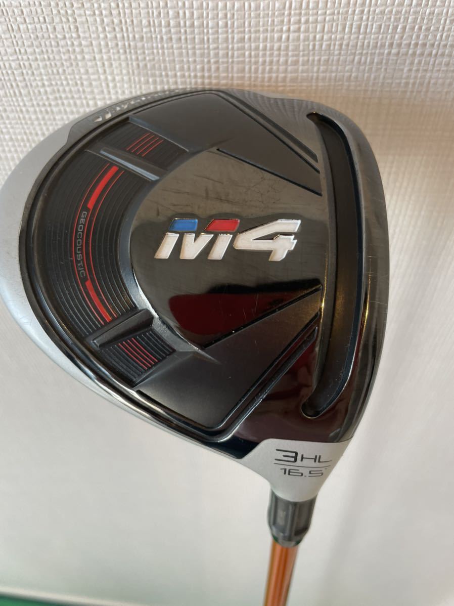 美品】TaylorMade M4 3番ウッド （R） ヘッドカバー付き ゴルフ