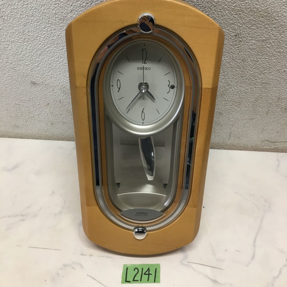 セイコー 置時計 SEIKO PH201B 木枠 掛置兼用 電波時計 掛時計 PH201B