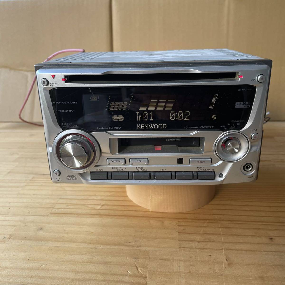 2DIN ケンウッド - カセットデッキ DPX-440 CD⁄カセットデッキ Yahoo