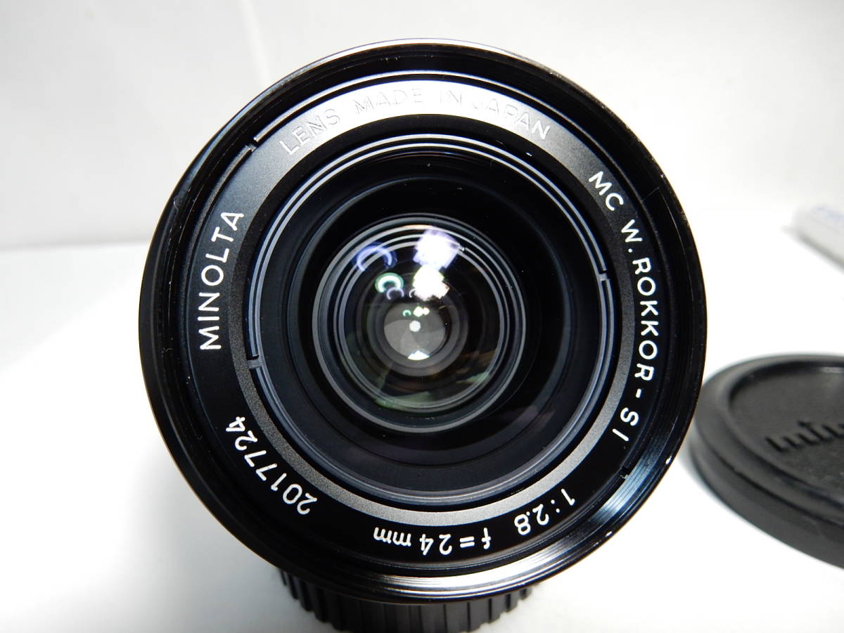 希少【整備テスト済】ミノルタ MC W.ROKKOR 24mm F2.8 073 希少【整備