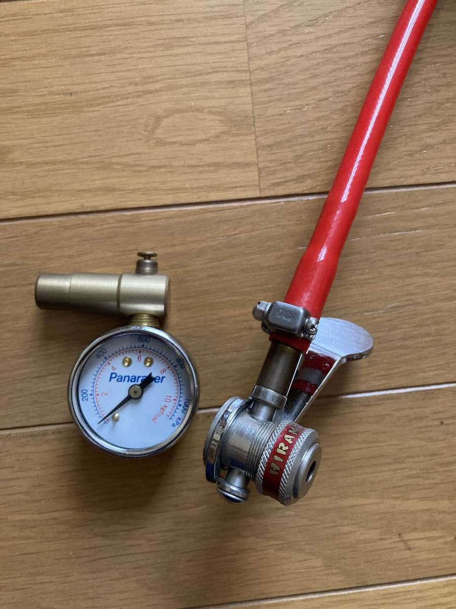 フロアポンプ SILCAスーパーピスタ | - 仏式 空気 hirameポンプヘッド