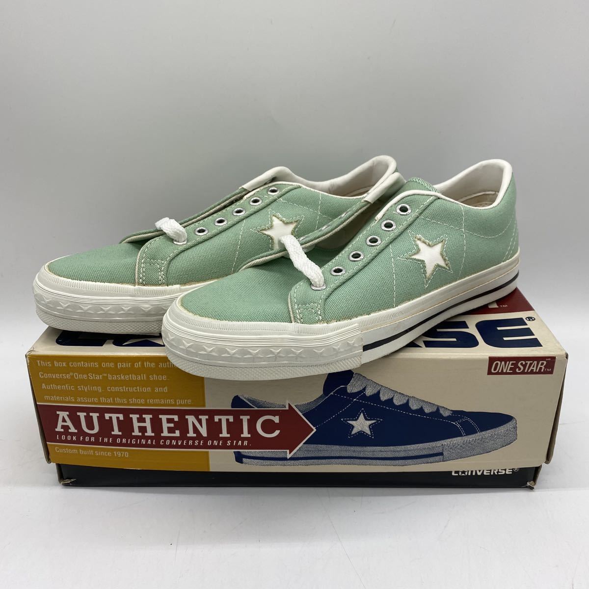 定番，新作登場 【24cm】90s DeadStock CONVERSE ONE STAR LOW Mint 