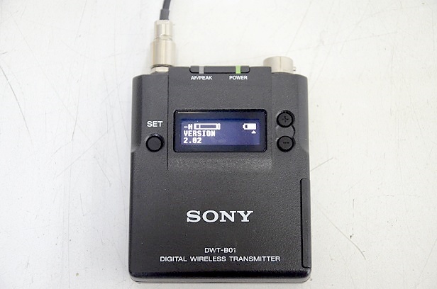 SONY - DWT-B01 | デジタルワイヤレストランスミッターの通販 Sony Transmitter Wireless Digital Audio Trew デジタルワイヤレストランスミッター デジタルワイヤレス ソニー プロオーディオ ソニー、舞台用の1.2GHz帯仕込み用ボディパックトランスミッター