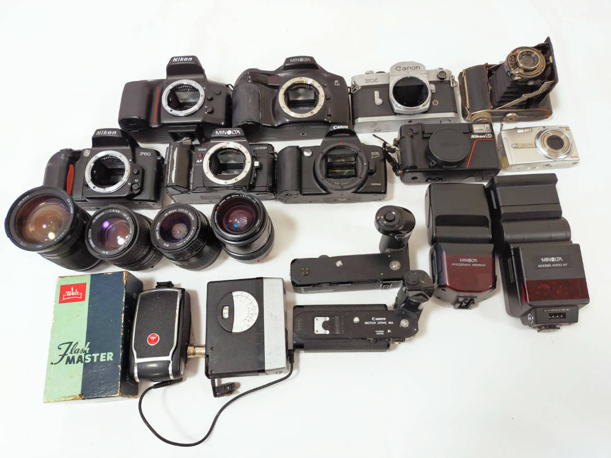 ★ジャンク品★Nikon MINOLTA SIGMA など カメラ レンズなど まとめ19個★#まとめ72 MINOLTA Canon ニコン 67x  | おまとめ」一眼カメラ用（マニュアル
