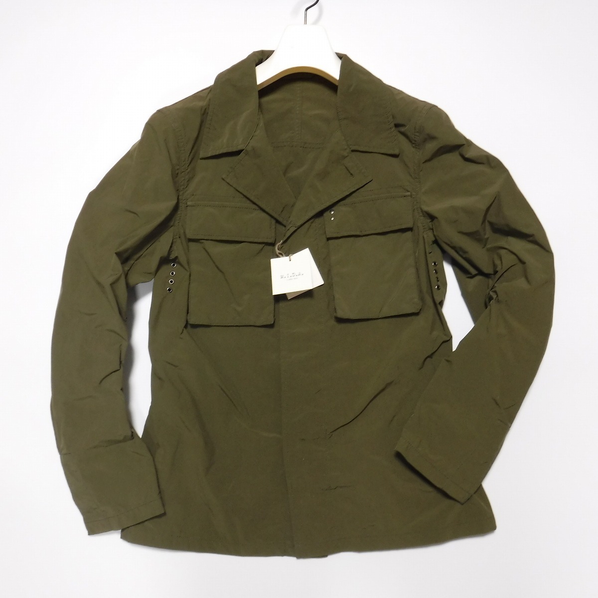 JK48 イタリア発 M.I.D.A.ミダ 新品 定価36300円 カーキ M-43 ミリタリーフィールドジャケット M/ユナイテッドアローズビームス取扱