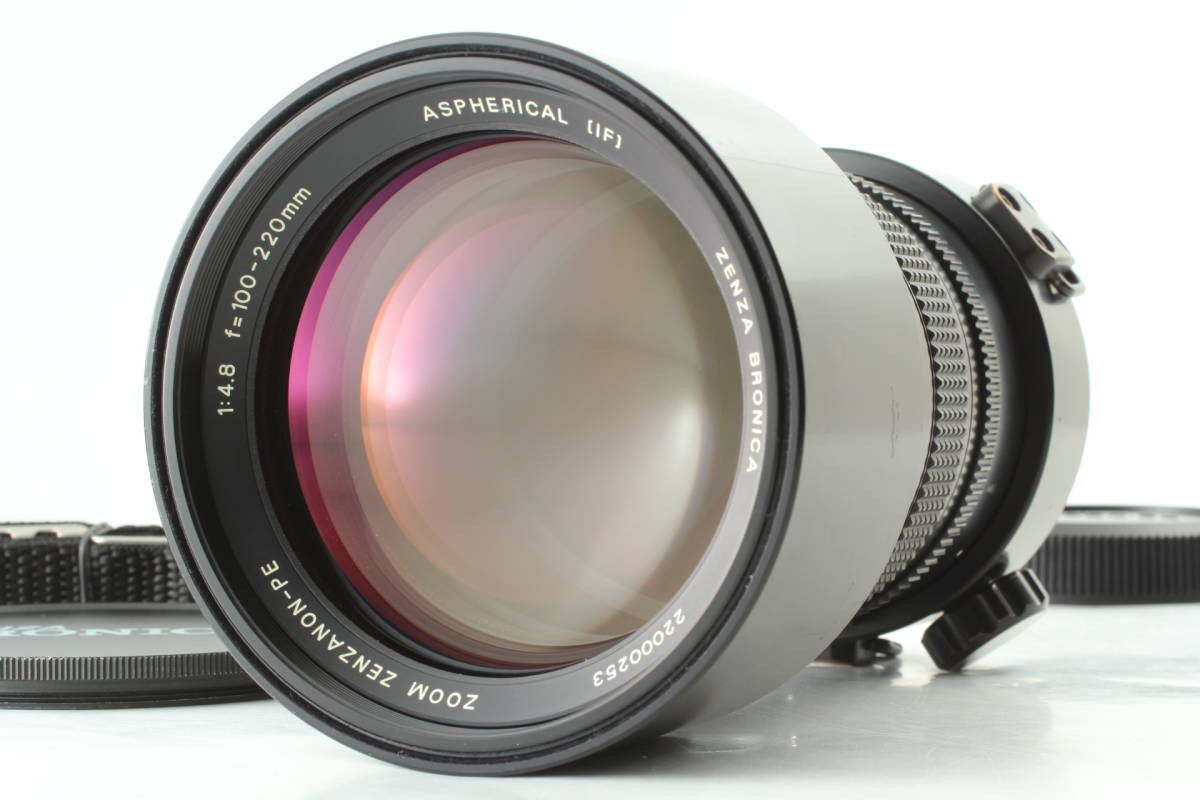 Bronica 100-220mm Zenza ZENZANON-PE Aspherical IF PE F4.8 Lens for