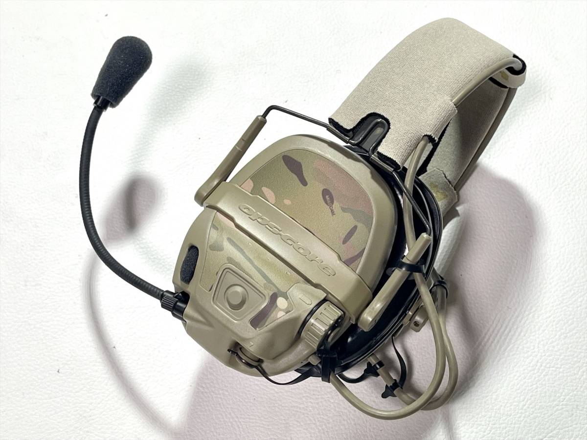 実物 OPS-CORE AMP COMMUNICATION HEADSET TAN オプスコア ヘッドセット SKINCAMO 検 GBRS ...