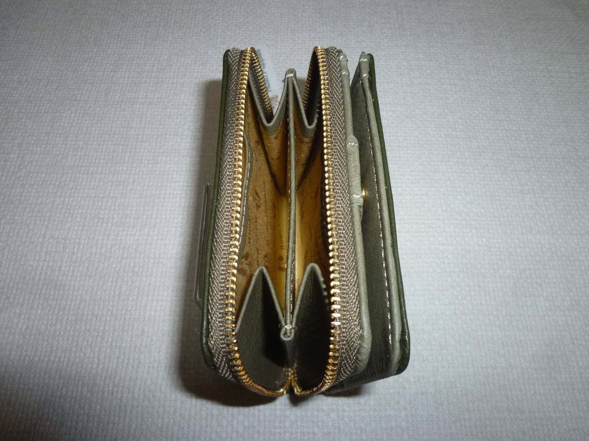 【新品・送料無料】ハッシュパピー 折り財布 HP0608 グリーン~①