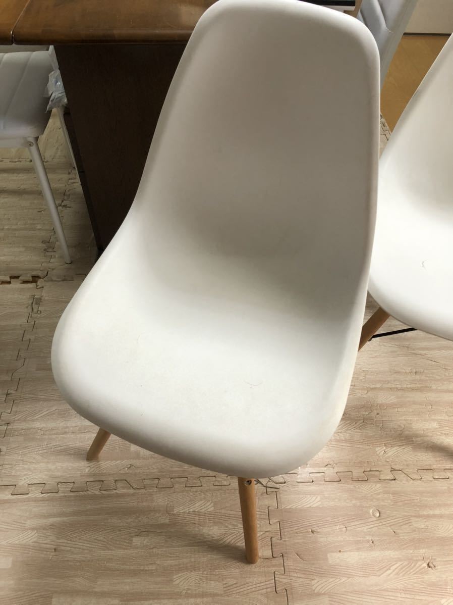 イームズチェアー 同色2脚セットdsw イームズ チャールズ＆レイ・イームズ Eames CHAIR イームズイス 椅子 ダイニングチェアシェルチェア_3