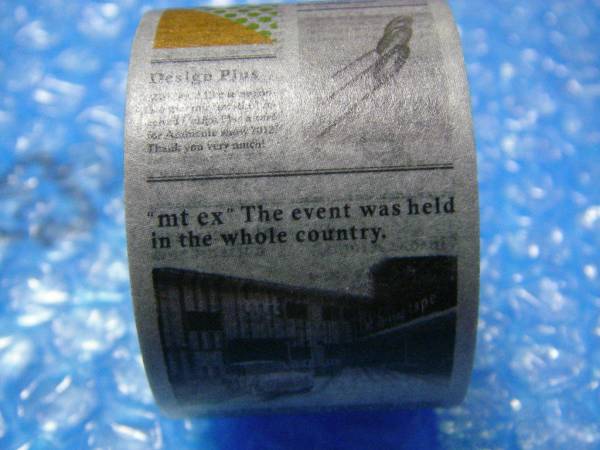 ☆mt factory tour限定☆マスキングテープ「英字新聞」_2