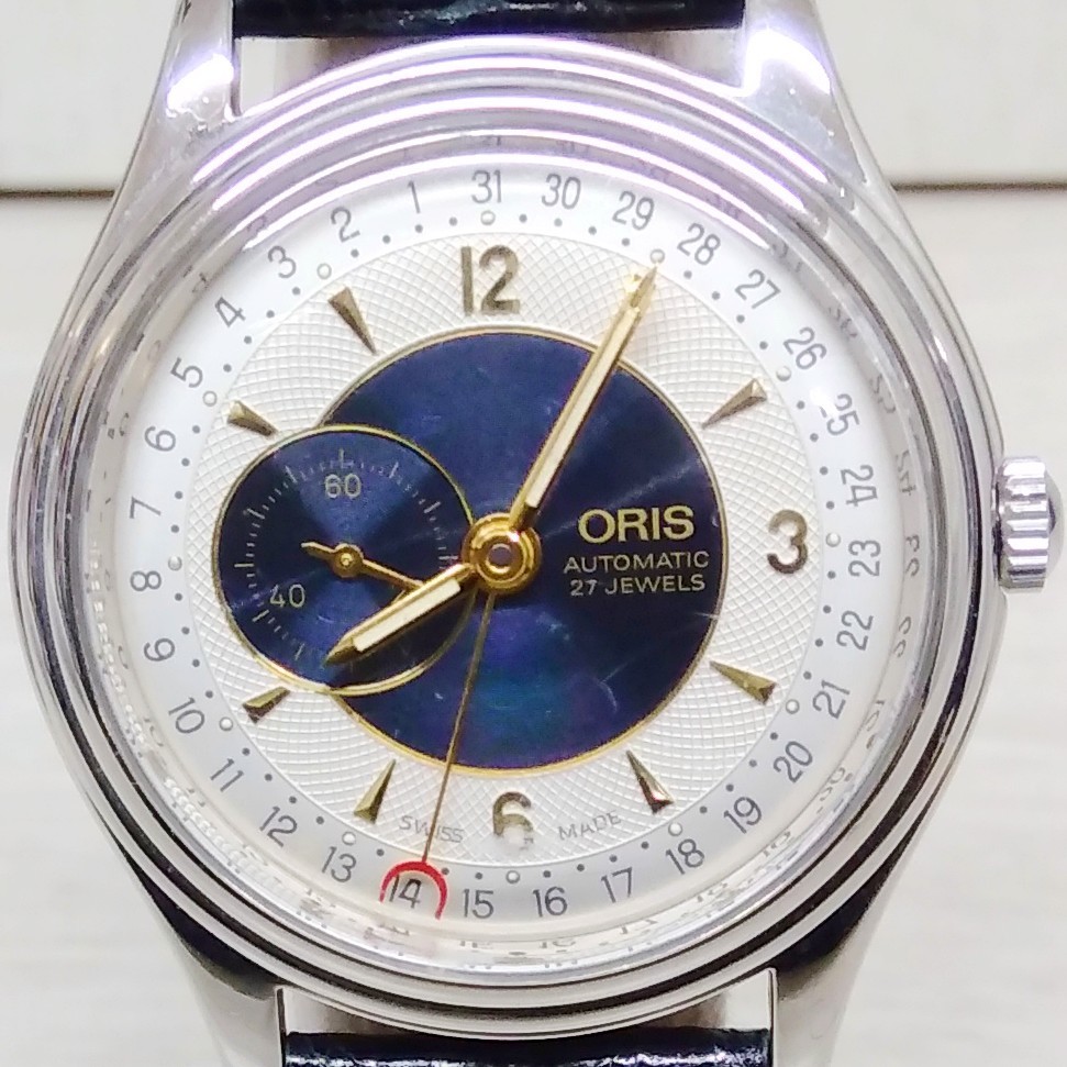 3594】ORIS ポインターデイト 7461 ジャンク 不動品 裏スケ オリス