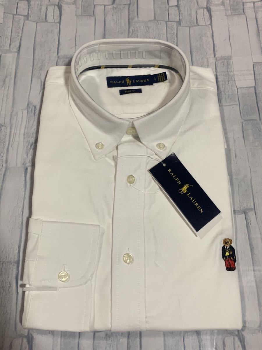 未使用品 Ralph Lauran ラルフローレン ポロベア ボタンダウンシャツ