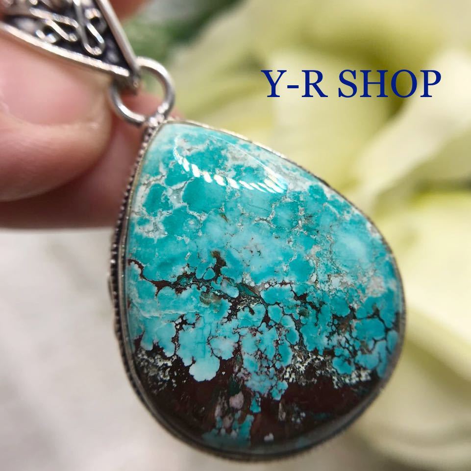 925 シルバー 925 ネックレス ターコイズ ペンダントトップ M s