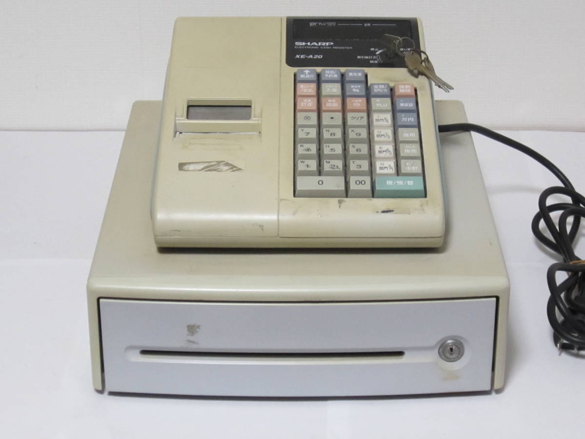 M SHARP シャープ 電子レジスター XE-A20 店舗用品 レジ M SHARP