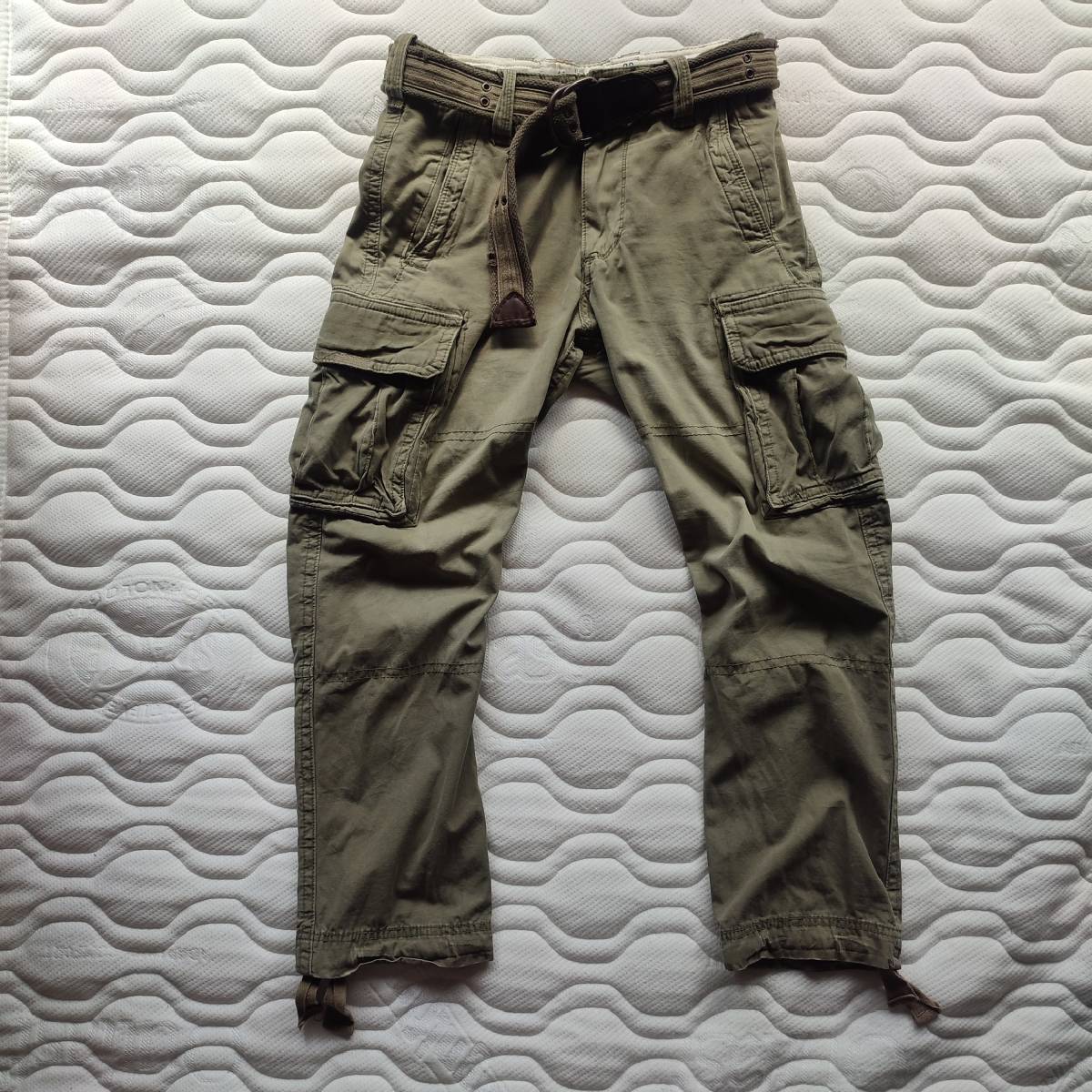 送料無料 ABERCROMBIE＆FITCH アバクロ 正規品 カーゴパンツ 6 