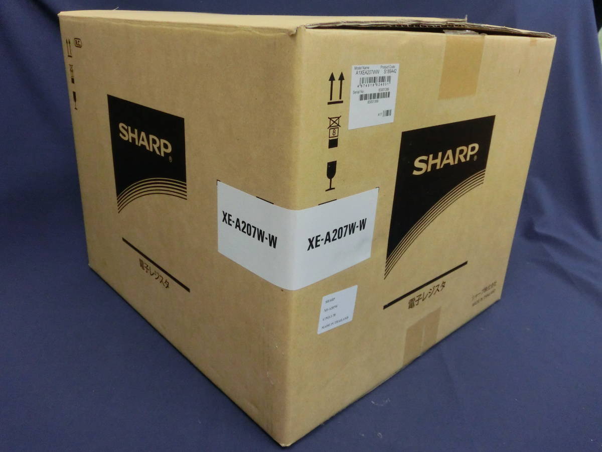SHARP/シャープ/電子レジスタ/XE-A207W-W/未使用・開封済 レジスタ