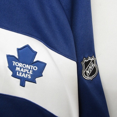 リーボック ビッグ サイズ XL フルジップ ジャージ トレーナー スウェット NHL TORONTO MAPLE LEAFS アイスホッケー Reebok 古着 1O1635 ジャージ リーボック トラックジャケット ロゴ ブランド メルカリ
