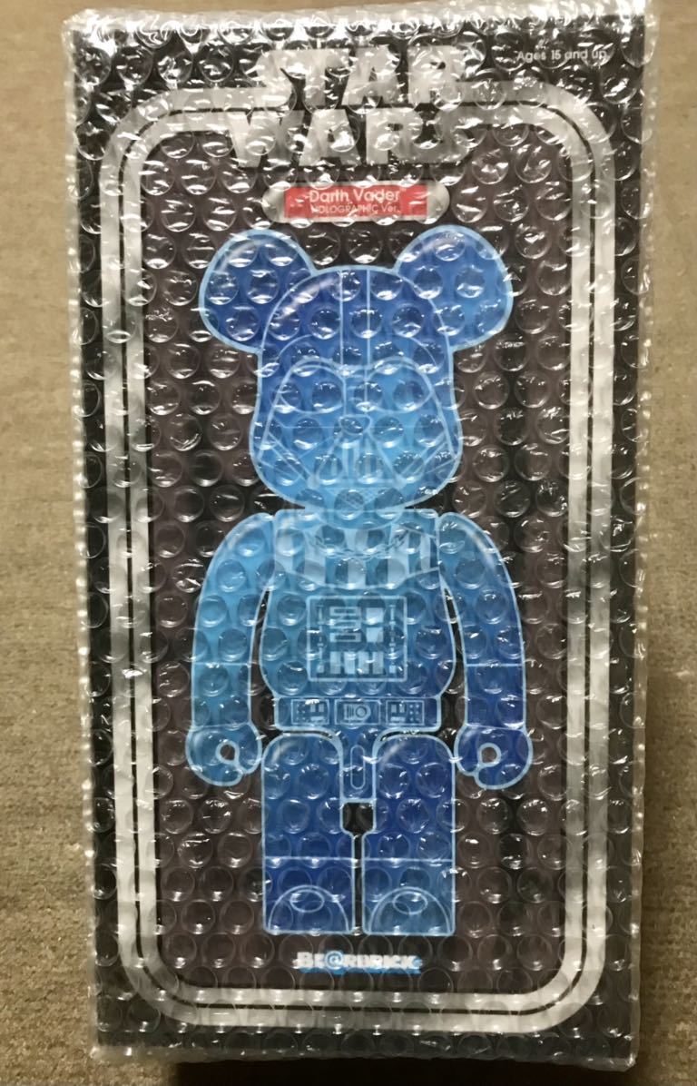 BE@RBRICK STAR WARS DARTH VADER HOLOGRAPHIC Ver.400% ダースベイダー 