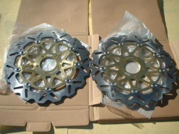 Arashi製 WAVEDISC027金 ZX-12R ZZR1200 ZZR1100 ZX-9R ZXR750 ZX-7R