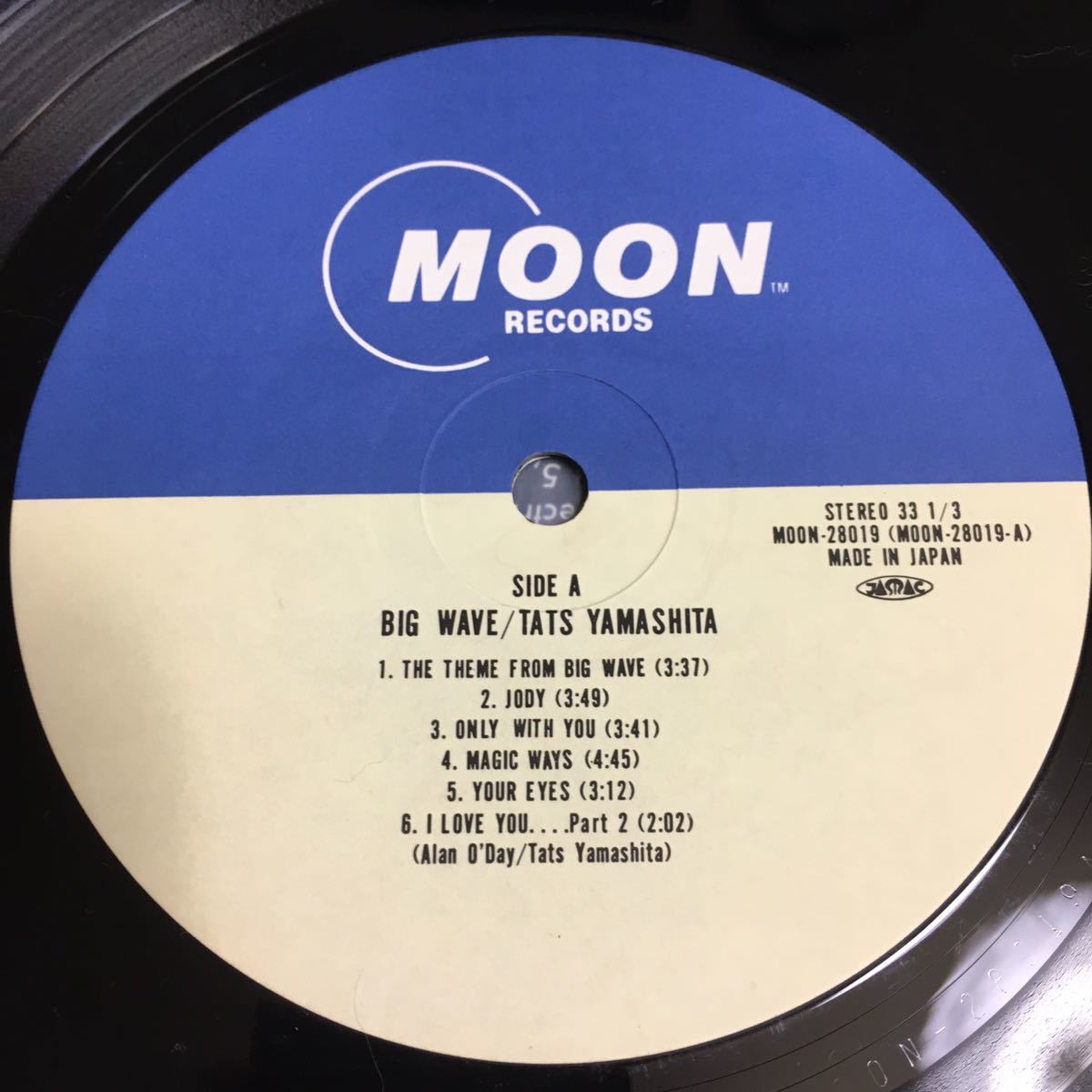 【即決】 「山下達郎 / BIG WAVE」 盤質良好 帯付き ライナー ハガキ MOON-28019 TATSURO YAMASHITA WAMONO 和モノ with obi TATS &frasl; \u2013 山下達郎 (MOON-28019, (山下達郎) SALE!枚数限定20%OFF!山下達郎(LP)ビッグ