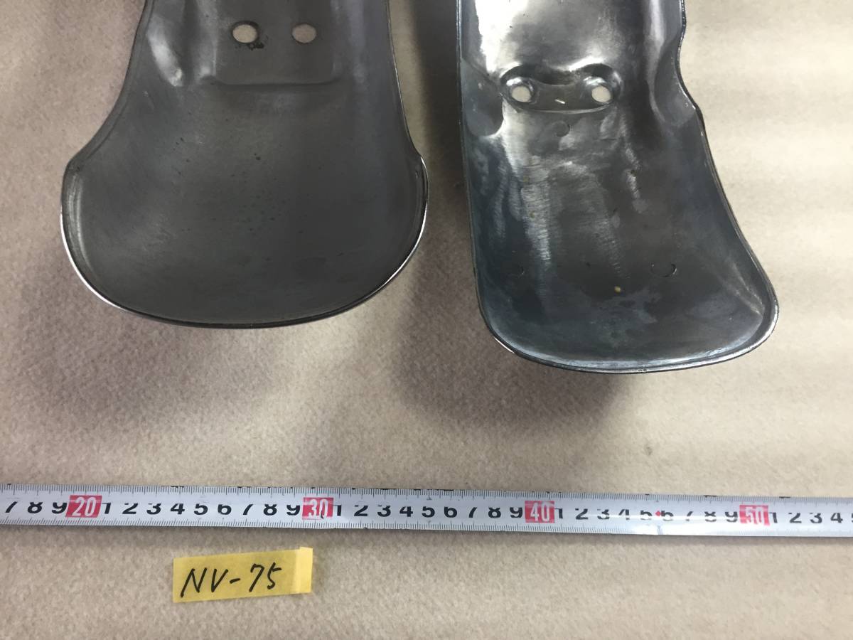 モンキー ゴリラ 社外 メッキフェンダー 前後セット (NV75) 80 フェンダー 前後セット モンキー 互換品 スチール製メッキフェンダー セットの通販