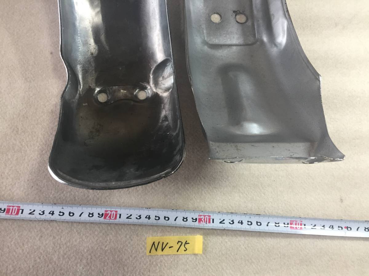 モンキー ゴリラ 社外 メッキフェンダー 前後セット (NV75) 80 フェンダー 前後セット モンキー 互換品 スチール製メッキフェンダー セットの通販