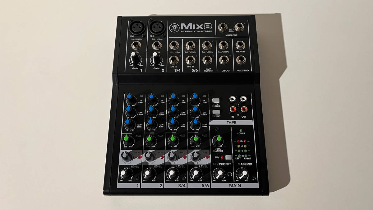 MACKIE MIX8 コンパクト・アナログミキサー MACKIE MIX8 マッキー
