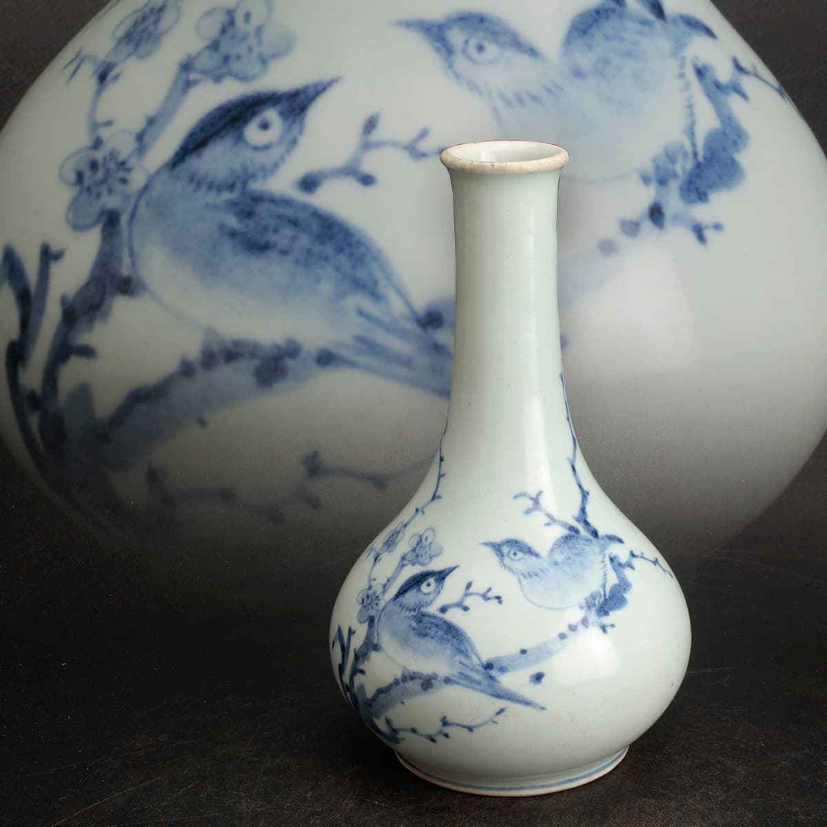 HT808 朝鮮古美術 李朝青磁花蝶寿字文五山筆架 高7.6cm 重80g・青釉刻 