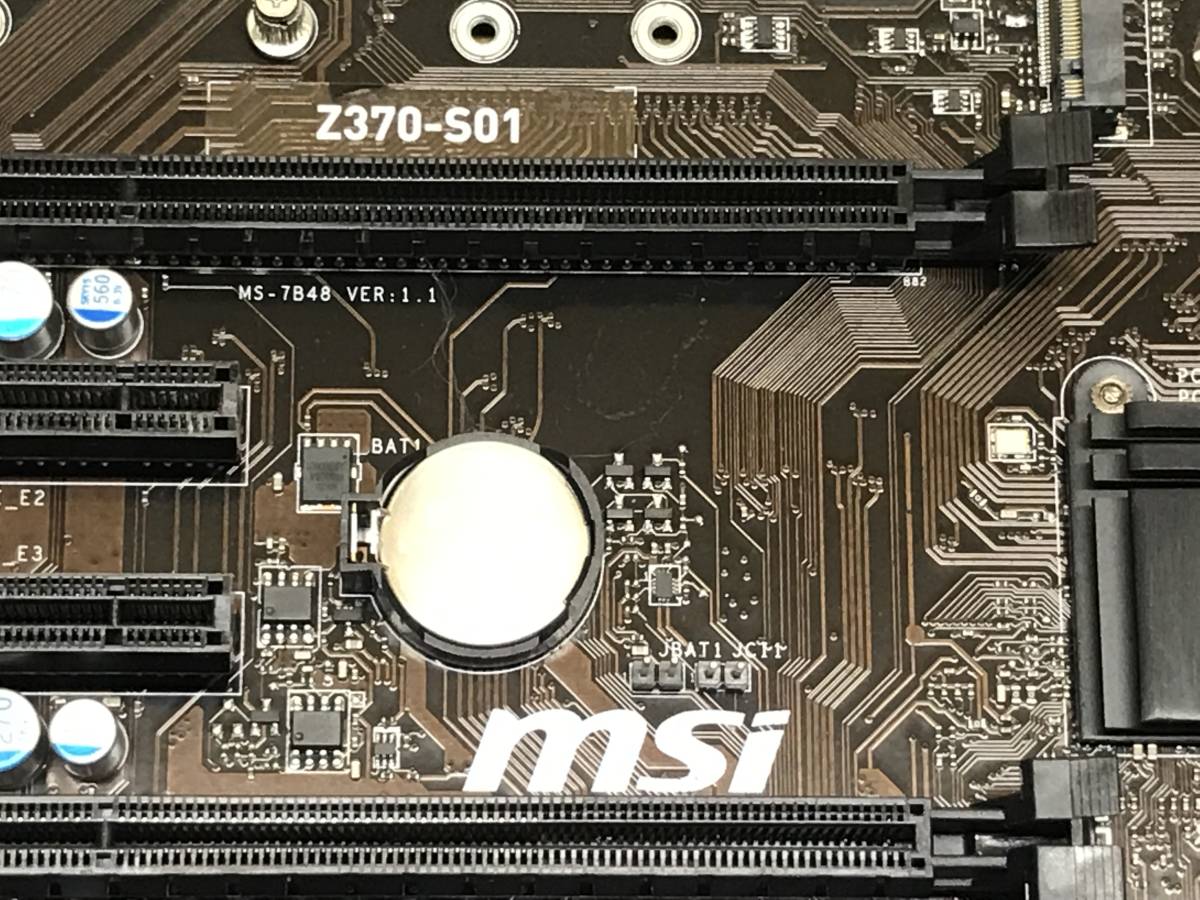 マザーボード MSI Z370M-S01 Core i7 8700 32GB MSI Z370M S01 LGA