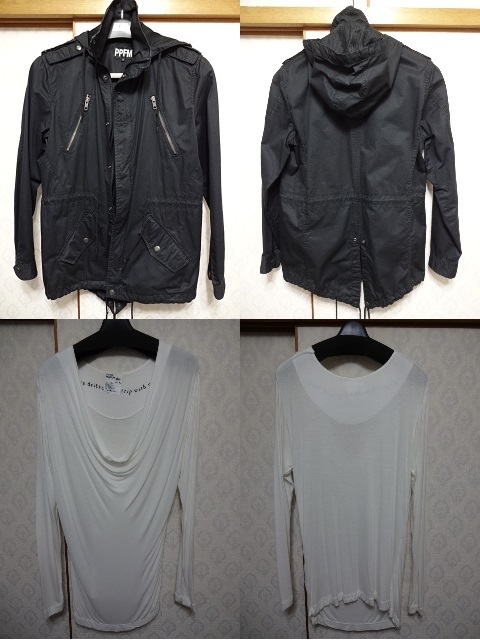 PPFMの服 セット売り サイズS~M コート、パーカー、パンツ(男性 