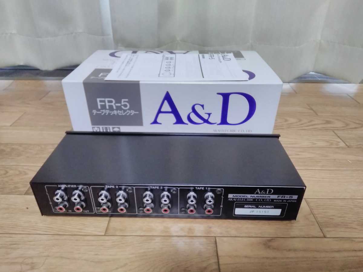 AKAI アカイ テープデッキセレクター FR-5 DS-5 A&D 楽器・機材