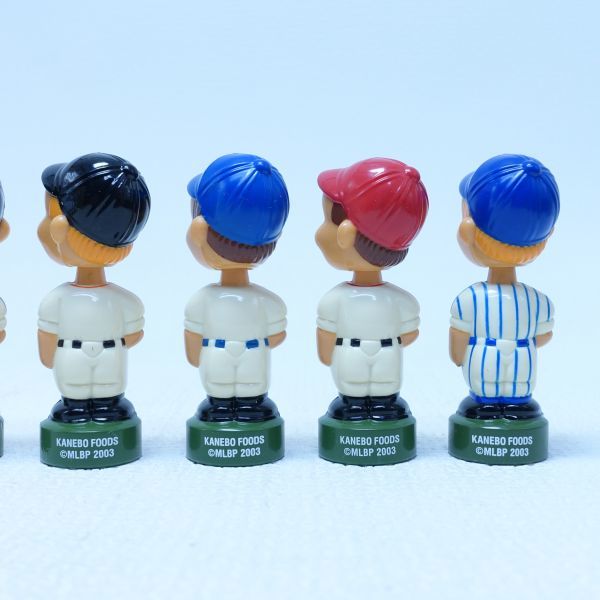 カネボウ 食玩 MLB ボブルヘッド 10体セット 首振り人形 J21 ジャンク 7体 セット MLB メジャーリーグ カネボウ ボブルヘッド