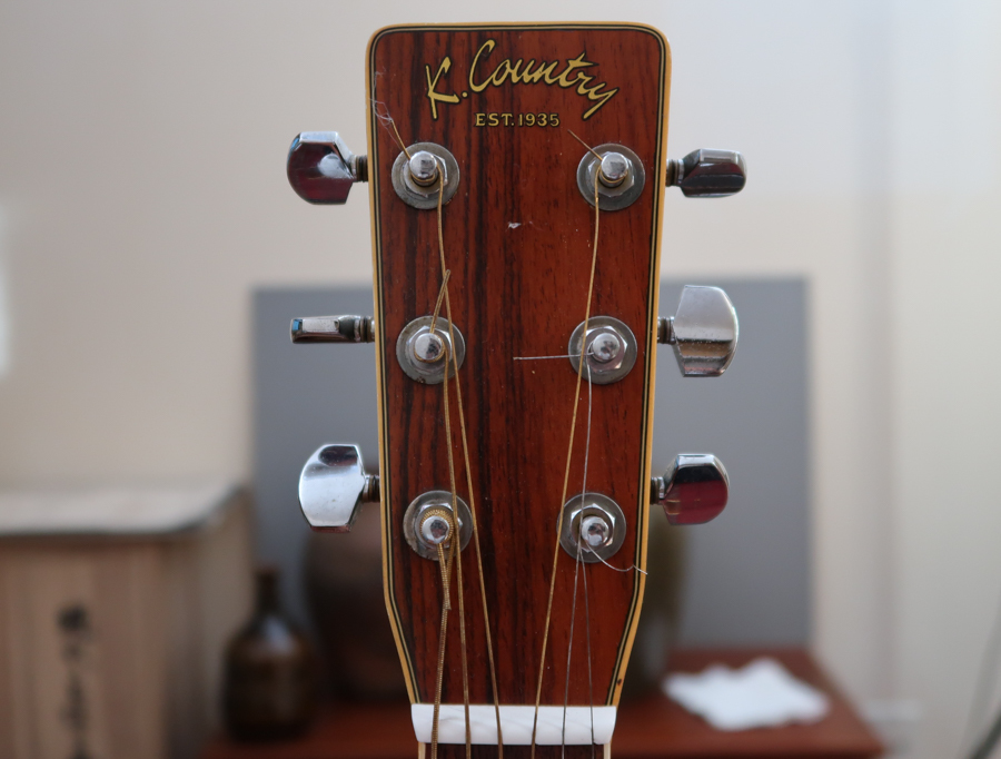 K.Country D-400 春日楽器 ハードケース付き アコギ アコースティック