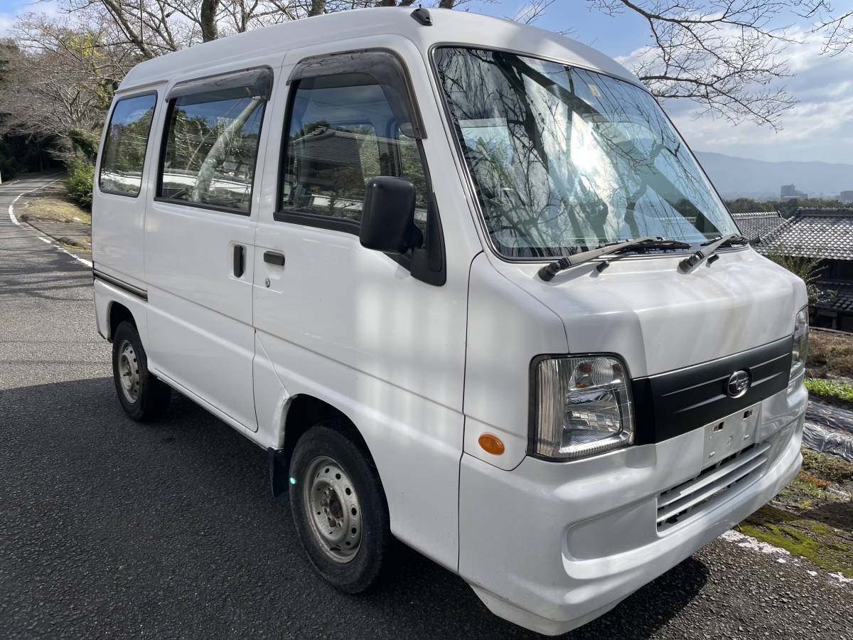 スバル サンバーバン 4WD 4WD トランスポーター パワー 5MT 好調 