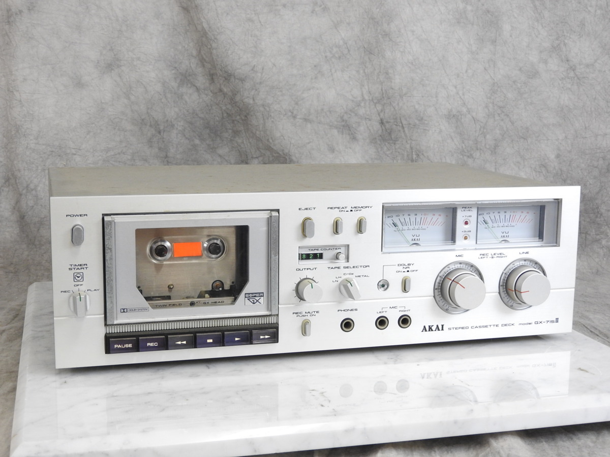 AKAI ステレオ カセットデッキ GX-715II 本体 アカイ Kaysun General Trading LLC.