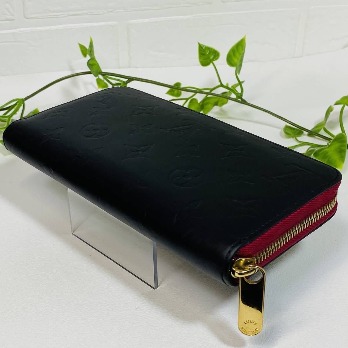 美品〕LOUIS VITTON ルイ・ヴィトン ヴェルニ ジッピーウォレット 黒