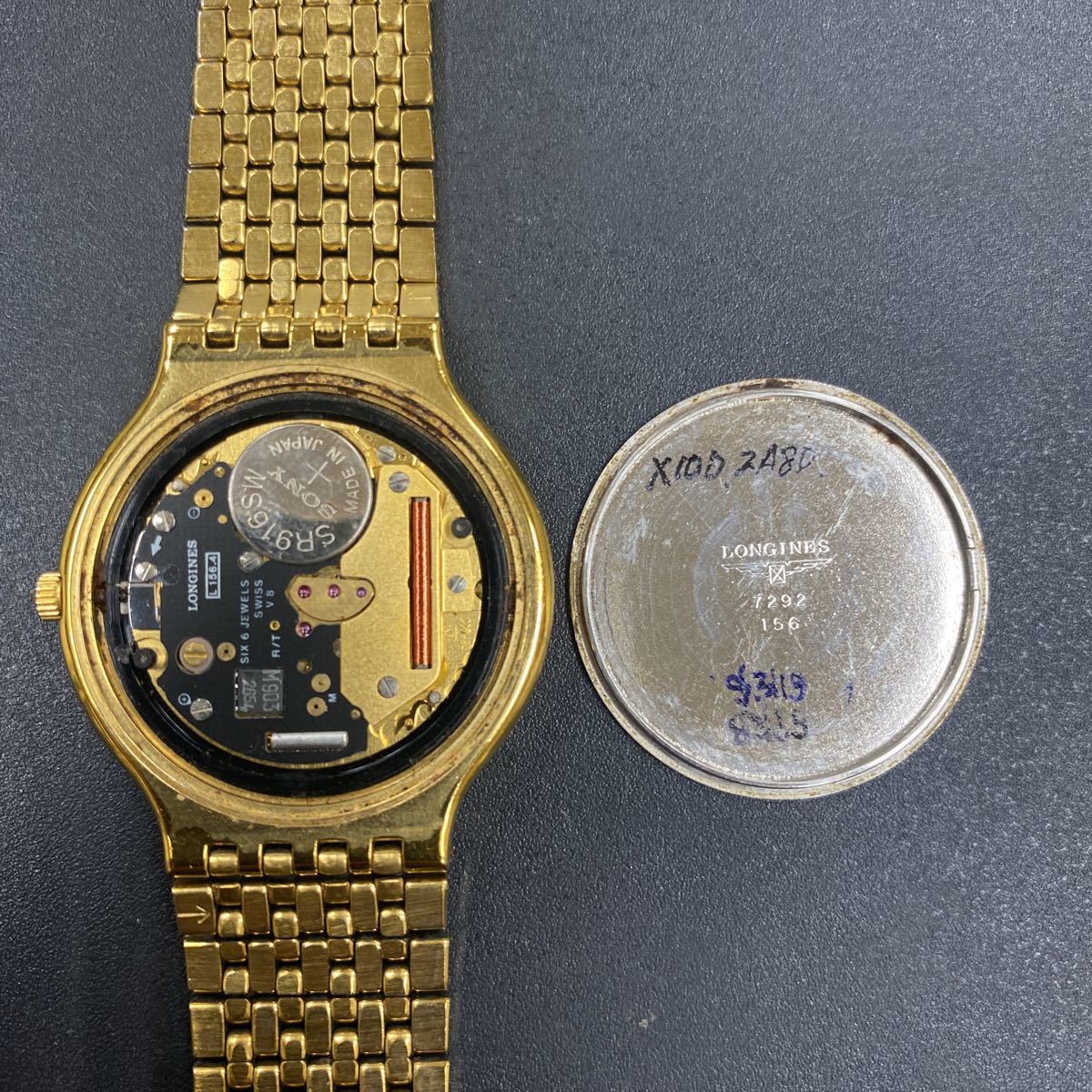 ☆LONGINES ロンジン クォーツ 腕時計メンズ ジャンク品 LONGINES 