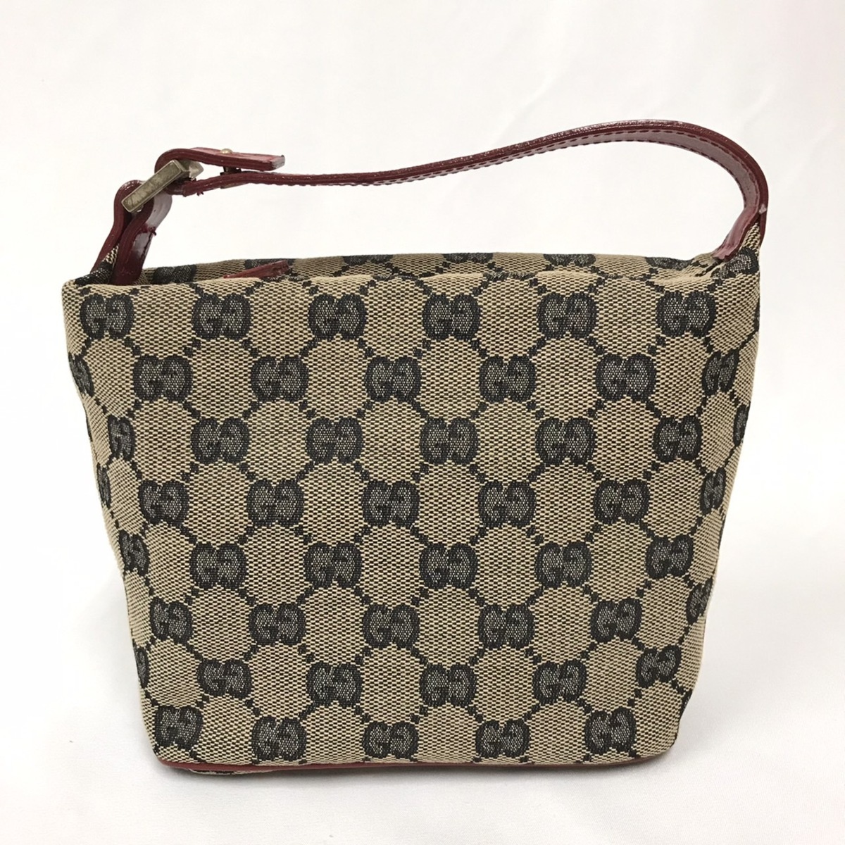 ▽▽ GUCCI グッチ ミニ ハンドバッグ バニティバッグ コスメポーチ GG 
