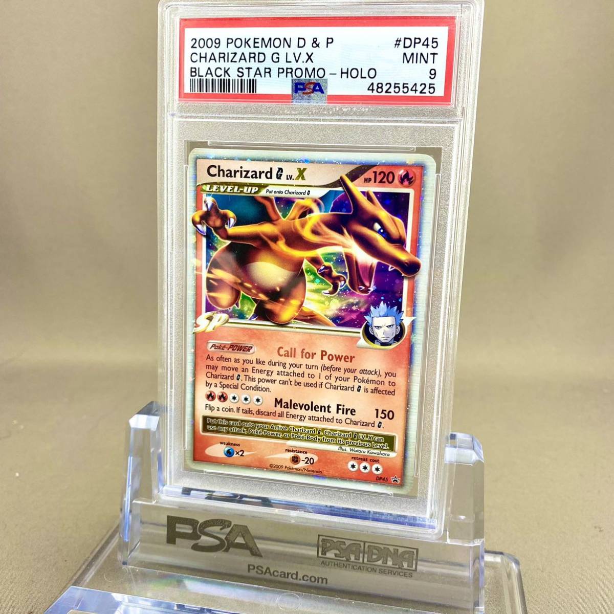 英語版 ポケモンカード リザードン G Lv.X 2009 ブラックスター プロモ 