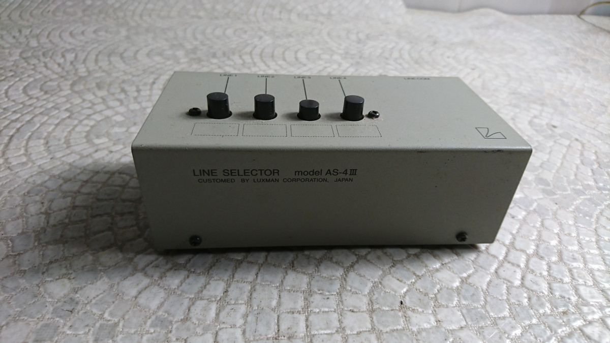 送料無料，新作登場 A11-081 S ☆LUX AS-4Ⅱ チャンネルセレクター 4ch