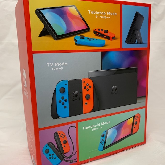 Nintendo Switch 有機 EL モデル 新品未開封未使用 ネオンブルー (L) ネオンレッド (R) 任天堂 スイッチ 本体 プレゼント PS5 PS4 お祝い