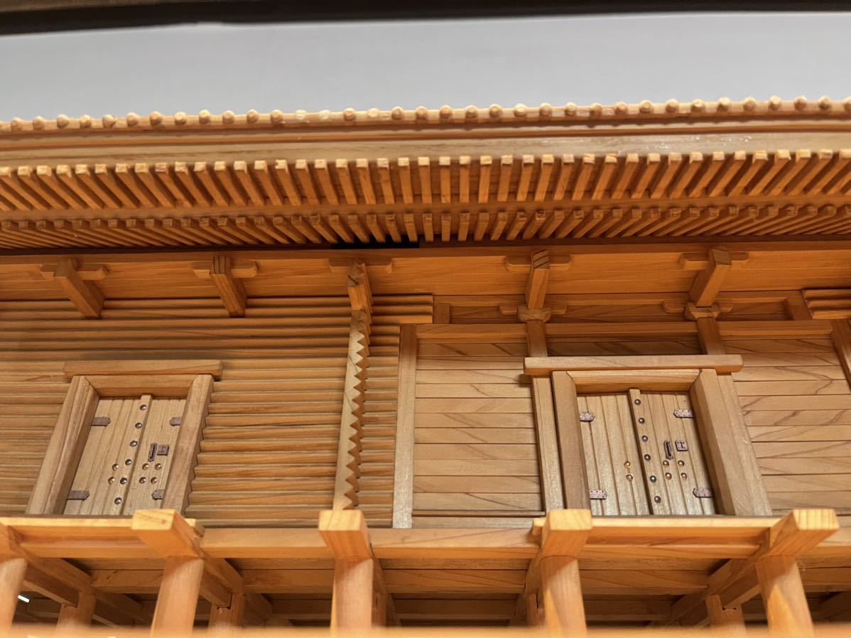 木製 日本の伝統的建築模型 大亮 正倉院 東大寺 正倉院 模型 木製 建築模型 北栄商会 HOKUEI イマイ 小林工芸