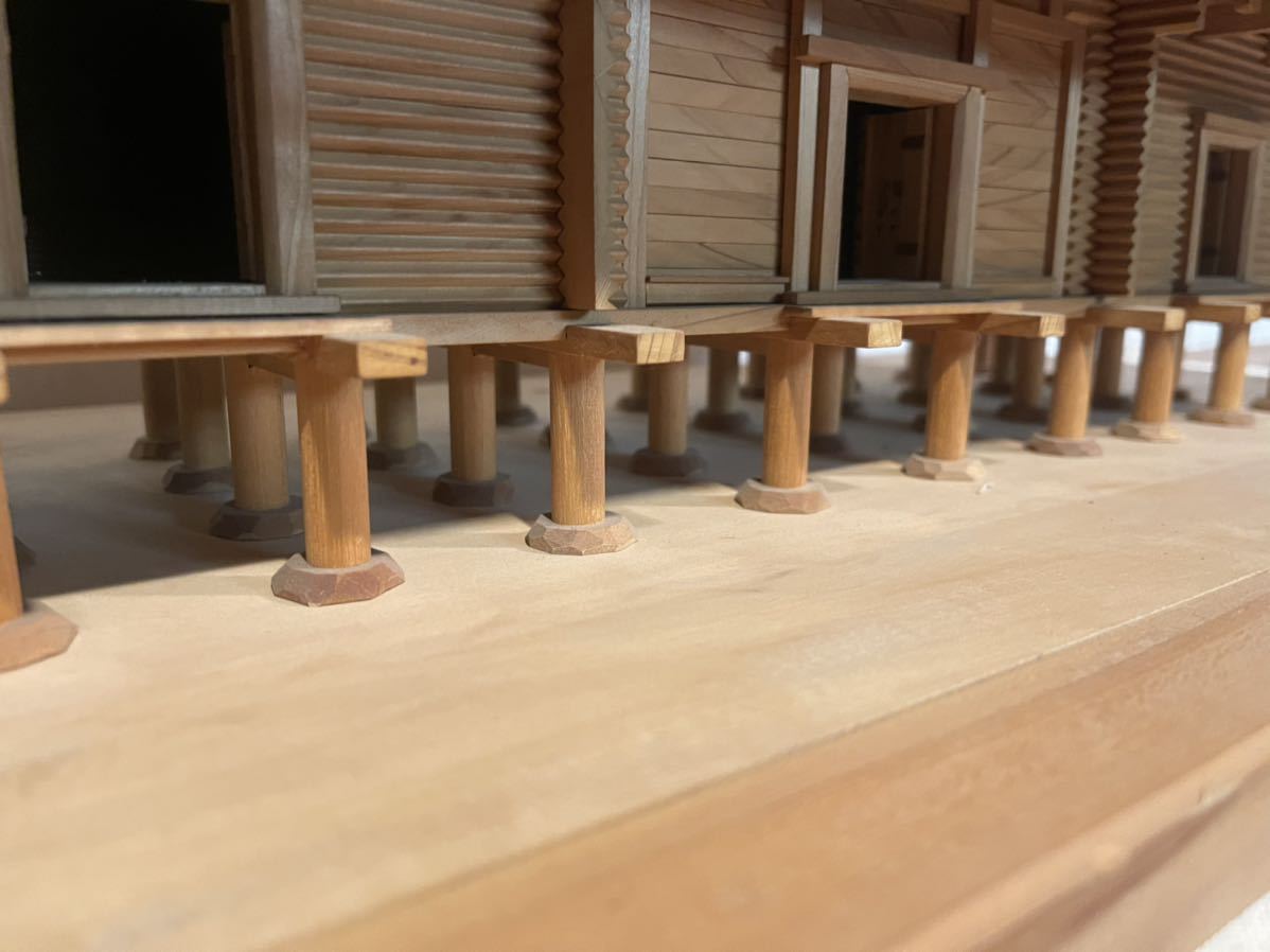 東大寺 正倉院 模型 木製 建築模型 北栄商会 HOKUEI イマイ 小林工芸