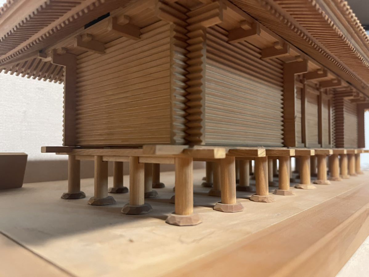 東大寺 正倉院 模型 木製 建築模型 北栄商会 HOKUEI イマイ 小林工芸