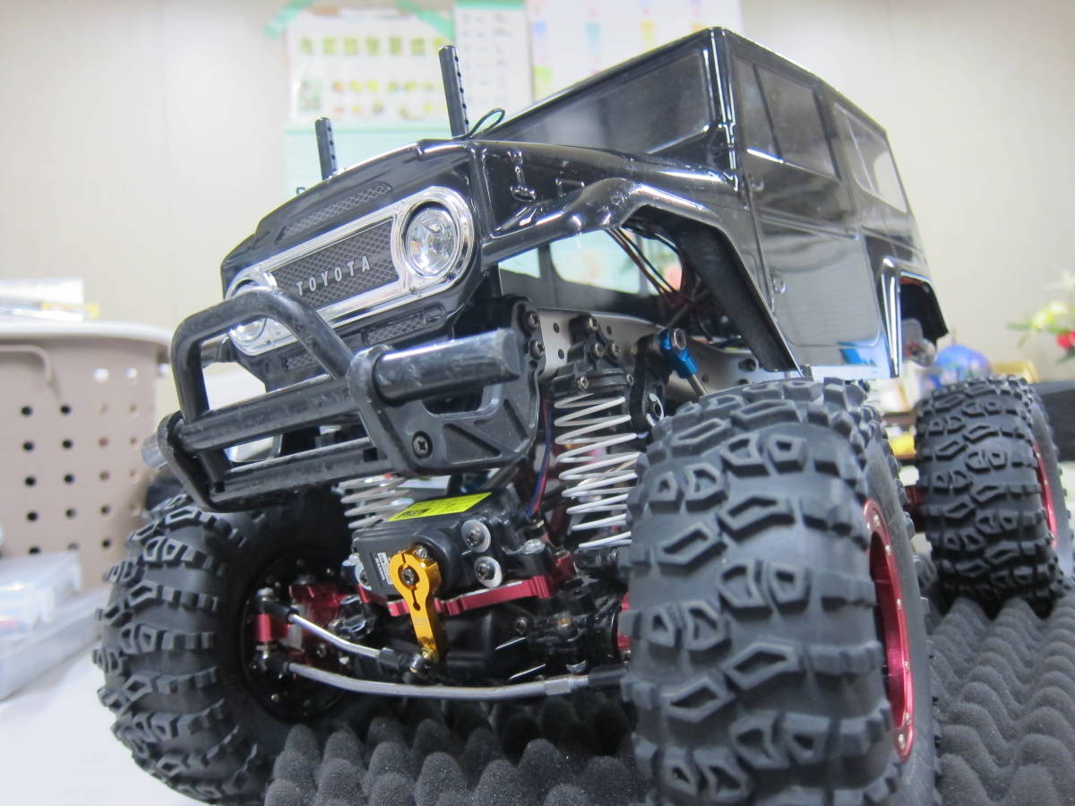 タミヤ ランドクルーザー40 4WD CR-01 貴重！バレルスプリング付き！ タミヤ 1/10 CR-01 ランクル 40 4WS 2.4G 4PLS タミヤ CR-01