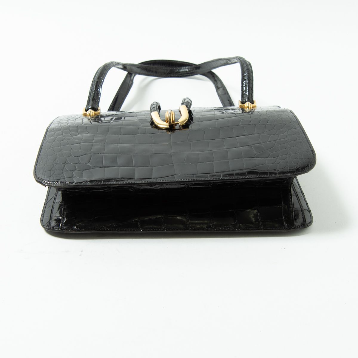 1円スタート】フランス製 Guy Laroche ギラロッシュ クロコダイル型 