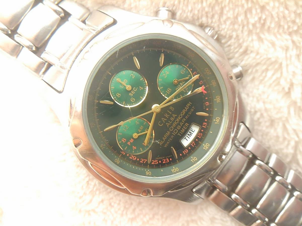 CARIB ALBA アルバ SEIKO セイコー カリブ クロノグラフ 2026年最新 
