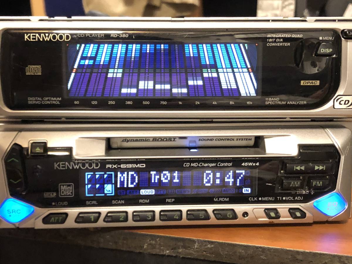 KENWOOD RD-380 スペアナCDプレーヤー 中古 KENWOOD RD-380 ケンウッド