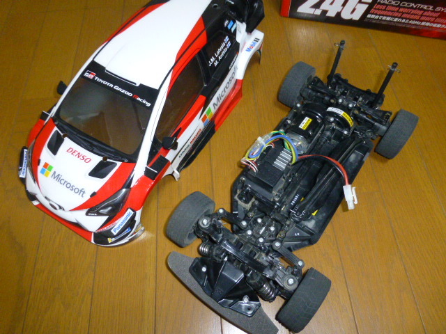 1/10RC XB トヨタ ガズー レーシング ヤリス WRC(TT-02) 中古品 【公式