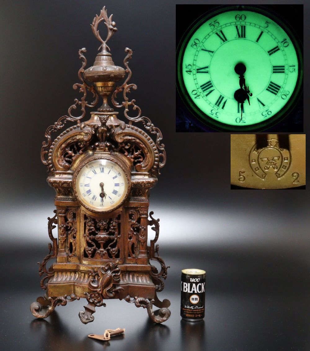 精工舎・SEIKOSHA・枕時計・鍵付・古時計・明治大正 SEIKOSHA 精工舎